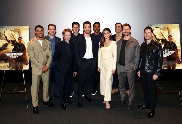 'Top Gun: Maverick' Cast and Jerry Bruckheimer