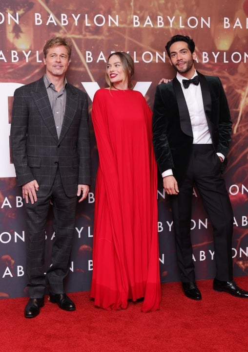 Brad Pitt, Margot Robbie and Diego Calva