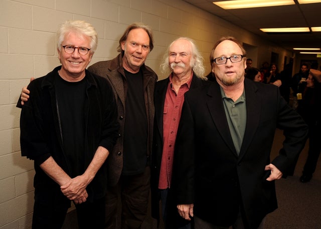 Graham Nash, Neil Young, David Crosby and Stephen Stills