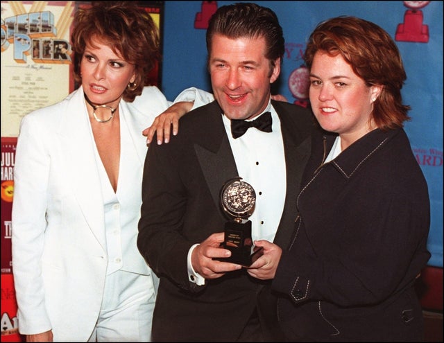 Raquel Welch, Alec Baldwin and Rosie O'Donnell