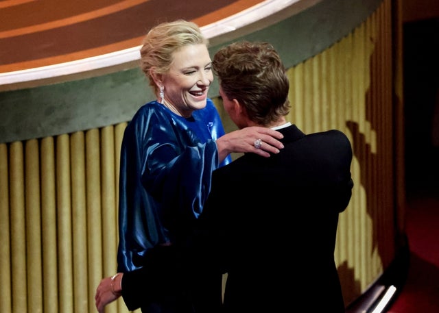 Cate Blanchett and Austin Butler in the audience