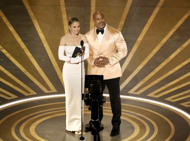 Emily Blunt and Dwayne 'The Rock' Johnson