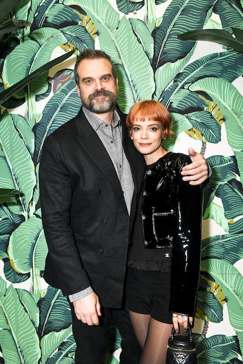 David Harbour and Lily Allen
