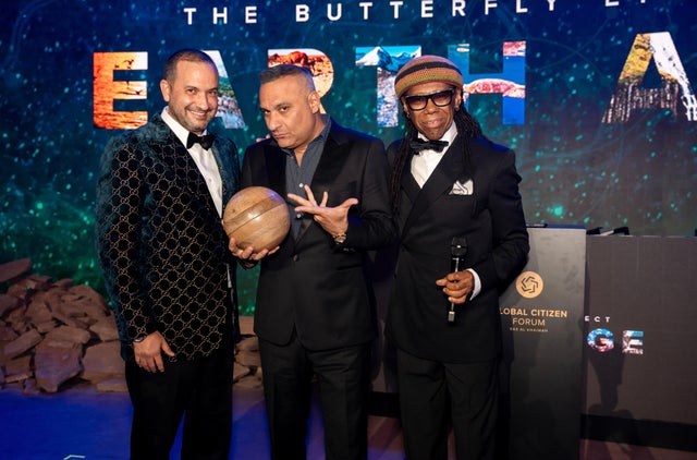 Armand Arton, Russell Peters, and Nile Rodgers