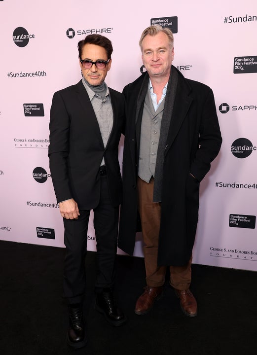 Robert Downey Jr. and Christopher Nolan