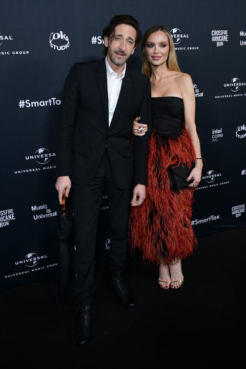 Adrien Brody and Georgina Chapman