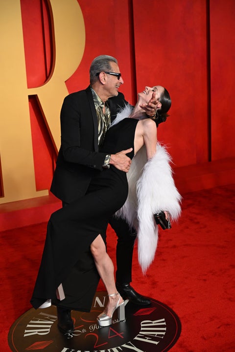 Jeff Goldblum and Emilie Livingston