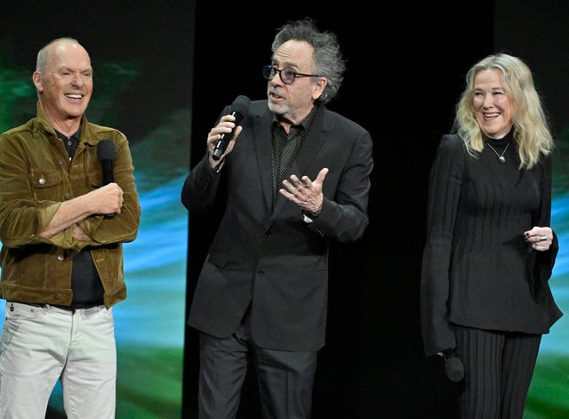 Michael Keaton, Tim Burton and Catherine O'Hara