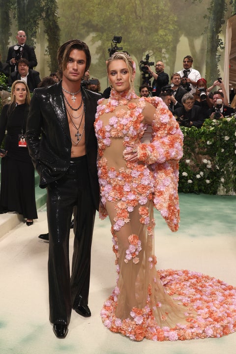 Kelsea Ballerini and Chase Stokes at 2024 Met Gala
