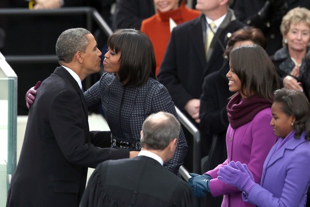barack obama and michelle obama at 2013 inauguration