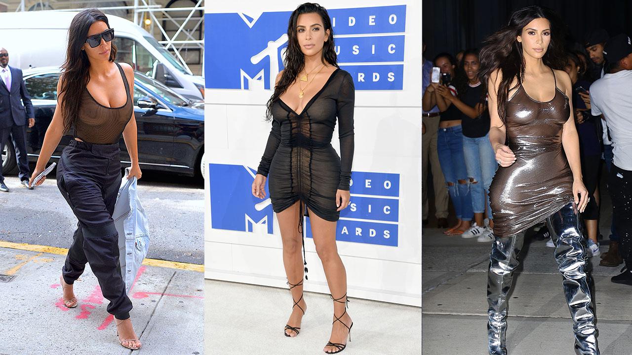 Kim Kardashian West Combines All the Summer's Boldest Trends in