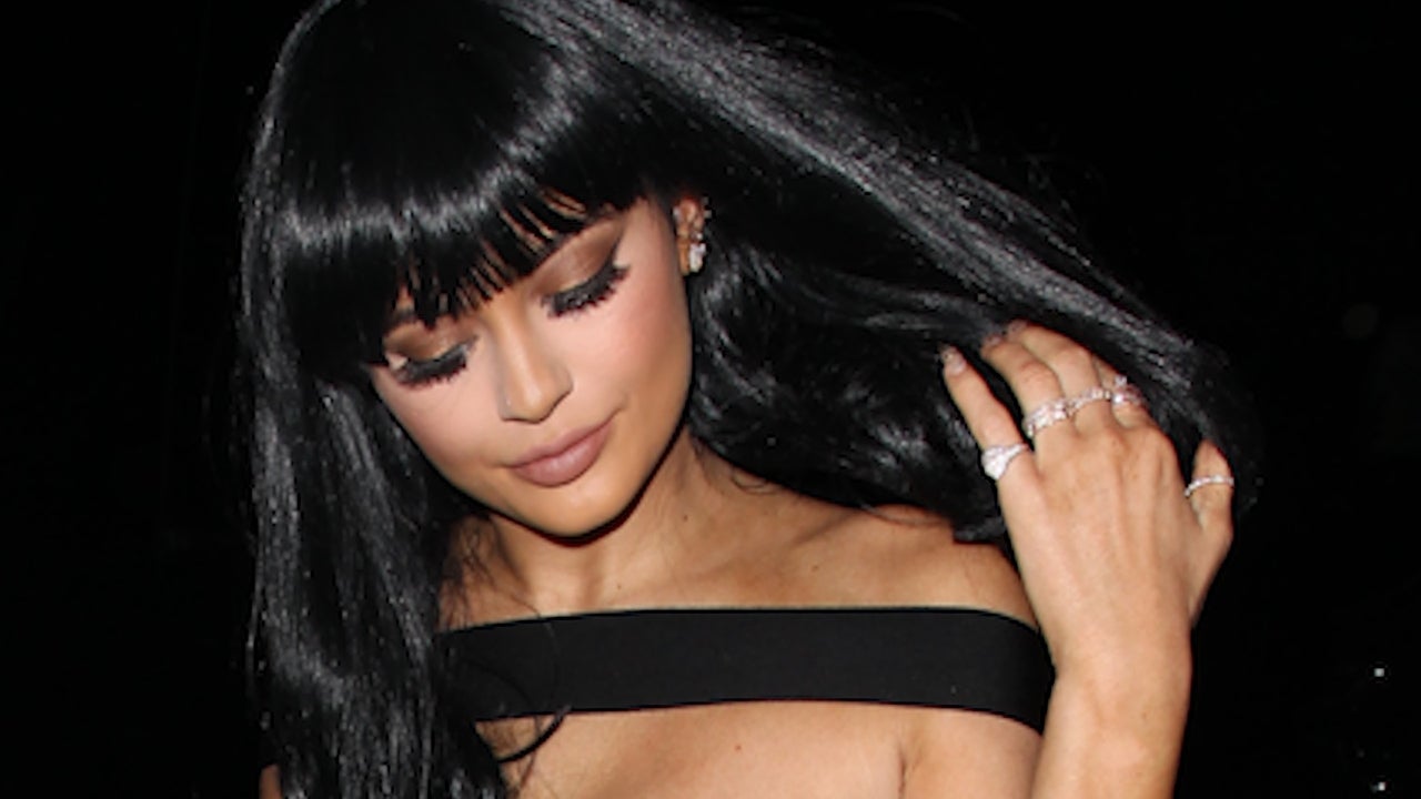 See Kylie Jenner's Near Nip Slip With Tyga After the VMAs.