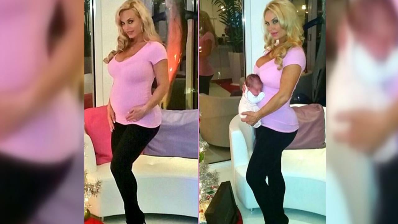 Coco Austin Shows Off Her Daughter Chanel as a Baby Bump