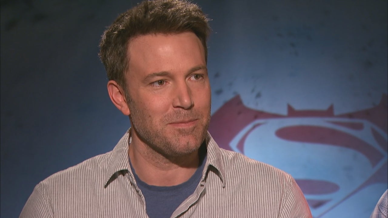 EXCLUSIVE: Ben Affleck Talks Inspiration for Back Tattoo, Channeling 'All  His Energy' Into 'Batman v Superman' | Entertainment Tonight