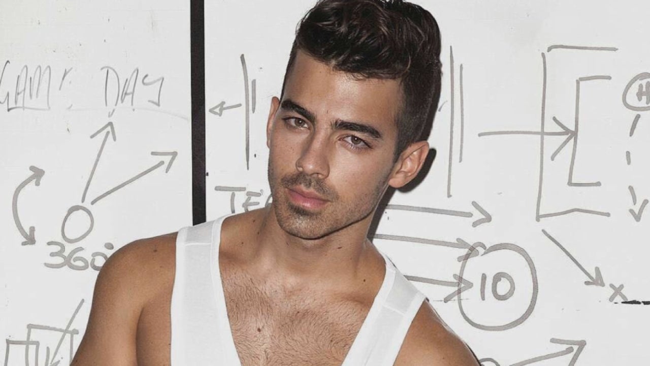 Joe Jonas Strips Down for Sexy New Photo Shoot, Talks Watching P. 