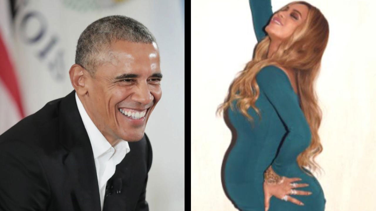 Did Barack Obama Accidentally Reveal the Sex of Beyonce and Jay Zs Twins? Entertainment Tonight pic