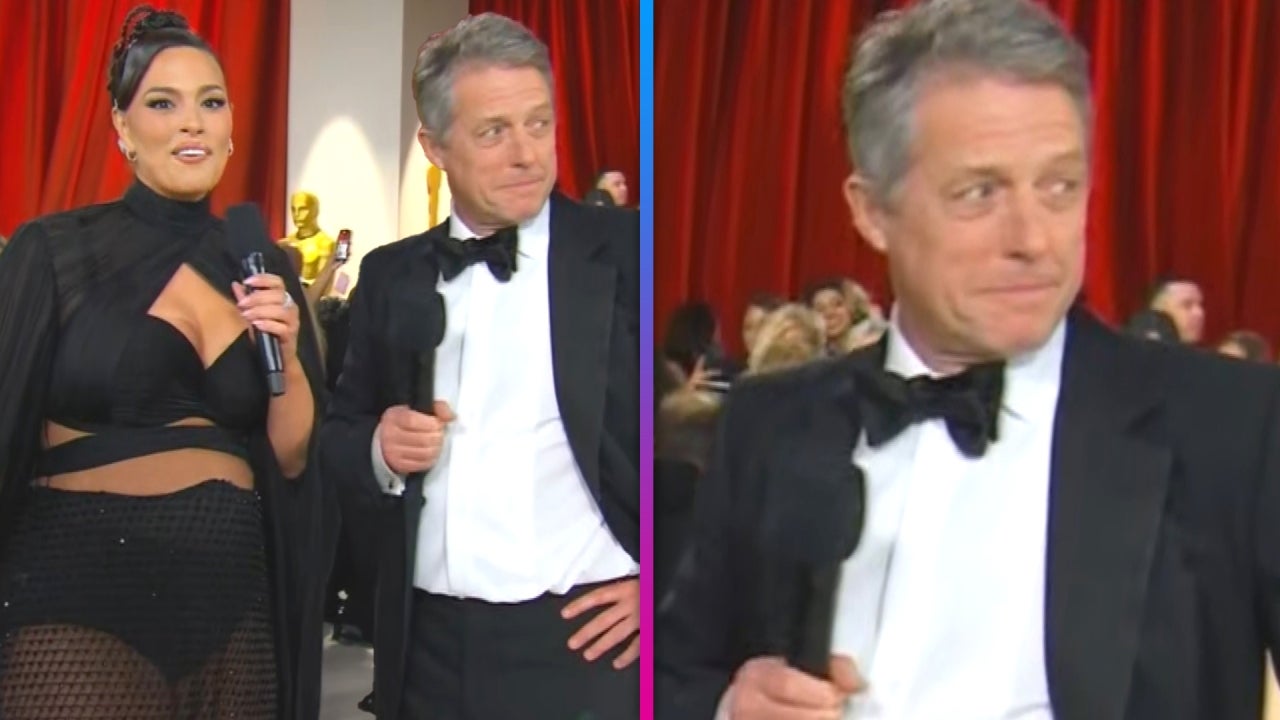 Hugh Grant Rolls His Eyes at Graham After Awkward 2023 Oscars Red Carpet Interview | Tonight