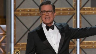 Stephen Colbert's Best Moments Hosting the 2017 Emmys (Plus, Which One Was Improvised!)