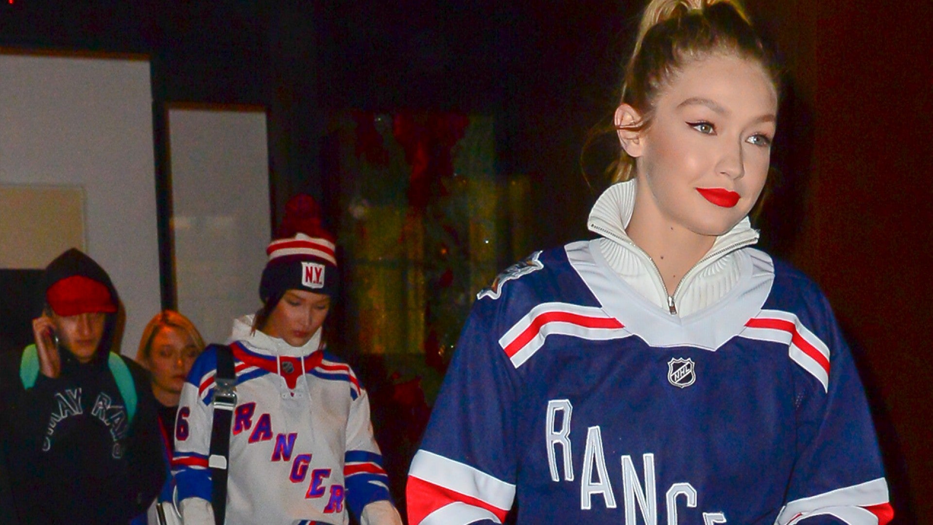 Bella and Gigi Hadid May Have Just Become the Biggest New York Rangers Fans -- See the Fun Pics! Entertainment Tonight