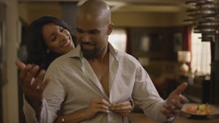 Shemar Moore Gets a Romantic Surprise From His Boss for Their Anniversary on 'S.W.A.T.' (Exclusive)