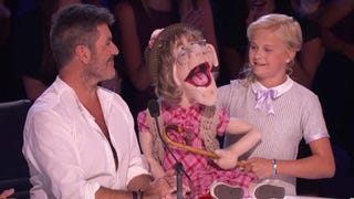 EXCLUSIVE: Simon Cowell Reacts to 'AGT' Contestant Darci Lynne's Puppet Who Has a Crush on Him!