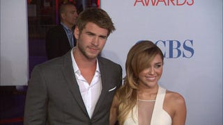 Liam Hemsworth Joins Fiancee Miley Cyrus for Surprise Cameo on 'Saturday Night Live'