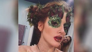Bella Thorne Goes Topless and Sports Glitter Body Paint for 20th Birthday Party