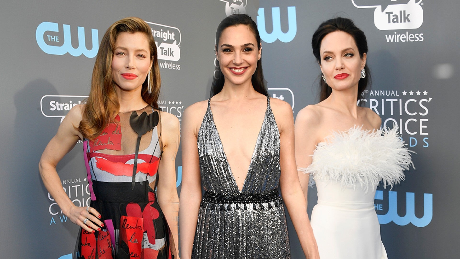 Angelina Jolie, Jessica Biel, Gal Gadot Stun at the 2018 Critics