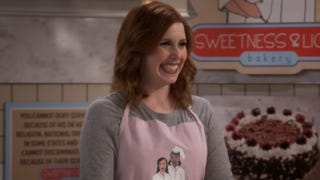 Guest Star Vanessa Bayer Gets a 'MAGA' Cake Order from Karen in 'Will & Grace' Sneak Peek -- Watch!