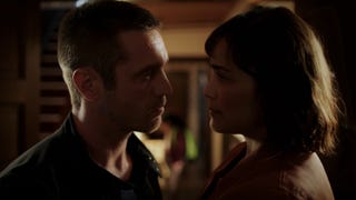 EXCLUSIVE: Paula Patton Tries to Get Devon Sawa to Stay in Intimate 'Somewhere Between' Sneak Peek