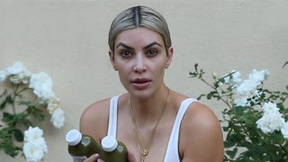Kim Kardashian Goes Makeup Free for Beverly Hills Workout -- See the Look!