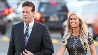 Christina El Moussa Rocks A Little Black Leather Dress On Date Night With Boyfriend Doug Spedding