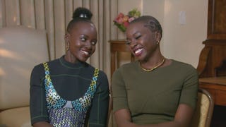 'Black Panther': Lupita Nyong'o and Danai Gurira (FULL INTERVIEW)