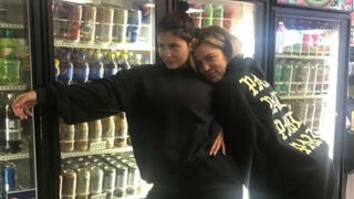 Kylie Jenner Addresses 'Baby Bump' Pics as She Heads Out on Junk Food-Filled Road Trip With Sisters