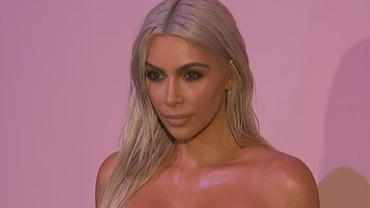 Go Behind the Scenes of Kim Kardashian's Glittery Nude Photo Shoot!
