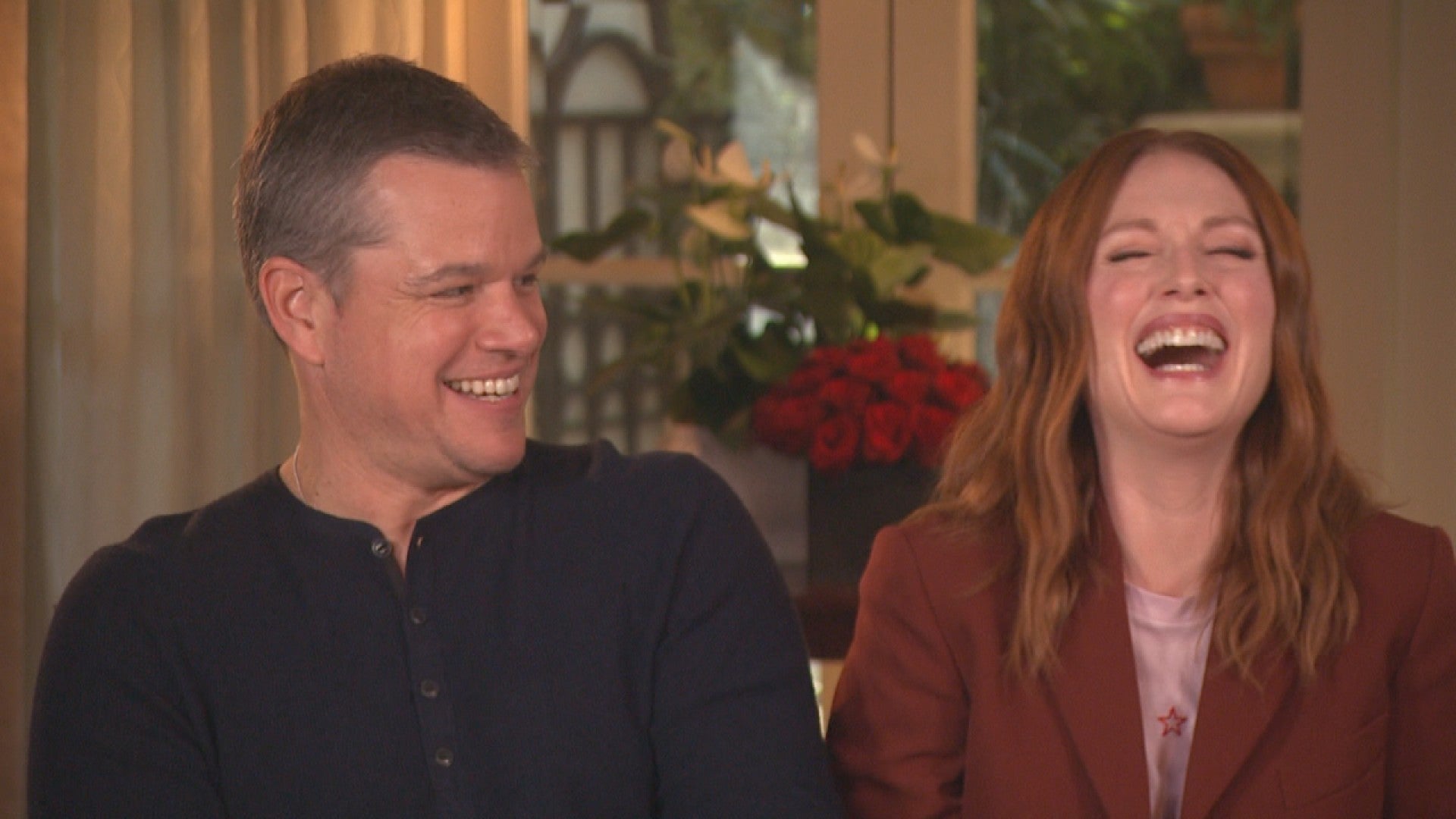 Matt Damon Says He Roughed Himself Up During Sex Scene With Julianne Moore (Exclusive) image