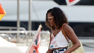 Michelle Obama Rocks a Leggy Look and Bares Her Midriff During Spain Vacation! See Her Sexy Style