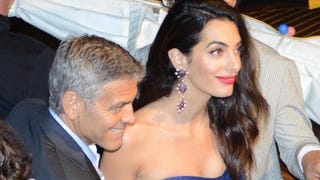 Amal Clooney Wows During Elegant Dinner Date With Husband George and Friends -- See the Pics!