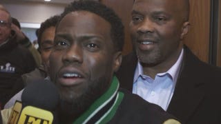 Kevin Hart Celebrates Eagles Super Bowl Win With Expletive-Filled Interview (Exclusive)