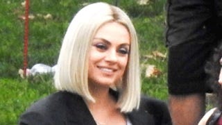 Mila Kunis Transforms Into a Blonde Bombshell While Filming in Berlin -- See Her Sexy New Look!