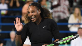 Serena Williams Plays First Tennis Match Since Giving Birth, Reflects on 'Amazing' Moments of 2017