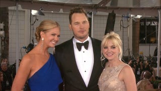 Chris Pratt and Anna Faris are Adorable at the Golden Globes