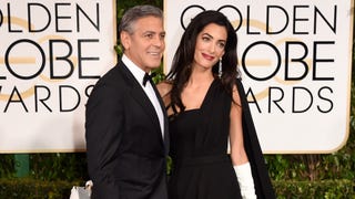 George and Amal Clooney Make Red Carpet Debut at Golden Globes