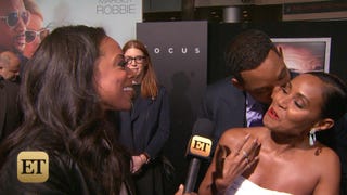 Will and Jada Pinkett Smith Show Their Love at 'Focus' Premiere