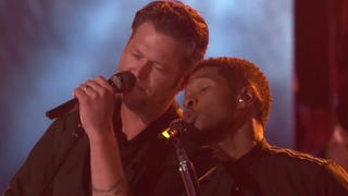Usher Goes Country! Covers Blake Shelton's 'Neon Light' During Live Performance