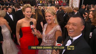 ET at the 2015 Oscars Live on Pop