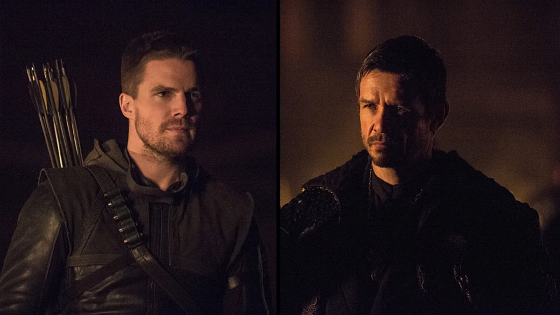 arrow stars dish on oliver s ra s al ghul dilemma