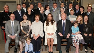 Kate Middleton Visits the 'Downton Abbey' Set!