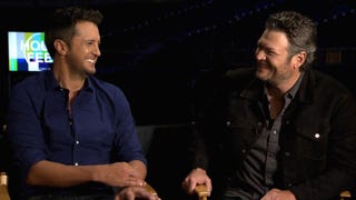 Blake Shelton and Luke Bryan's Bromance Heats Up Ahead of the ACMs