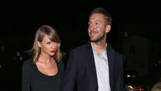 Taylor Swift and Calvin Harris Hold Hands During Date Night!
